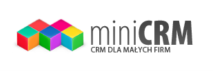 logo miniCRM białe